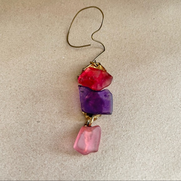 Artesian Colorful Gold-Tone Fish Pendant or Decor or Dread Charm - Picture 6 of 9